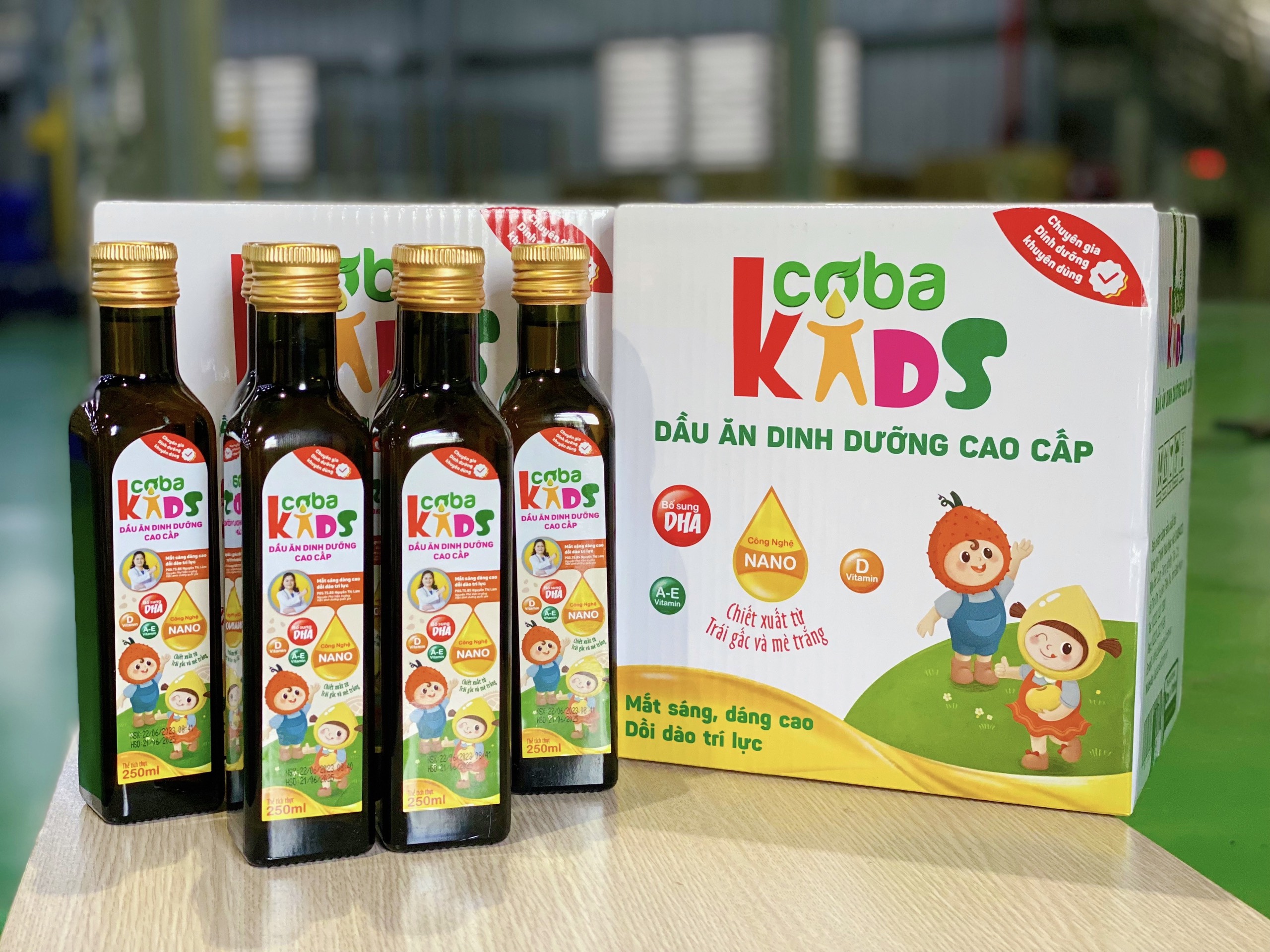 Dầu ăn dinh dưỡng cao cấp Cobakids