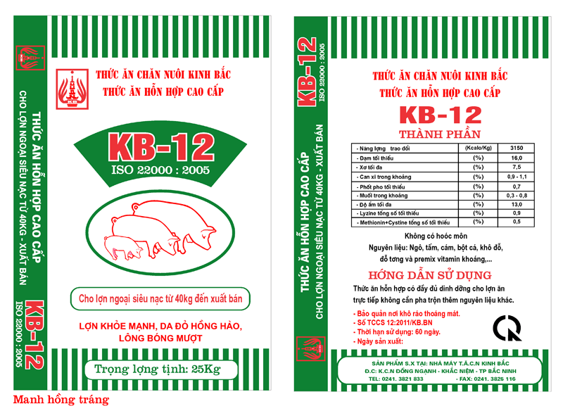  Thức ăn hỗn hợp cao cấp cho lợn ngoại siêu nạc từ 40kg - xuất bán
